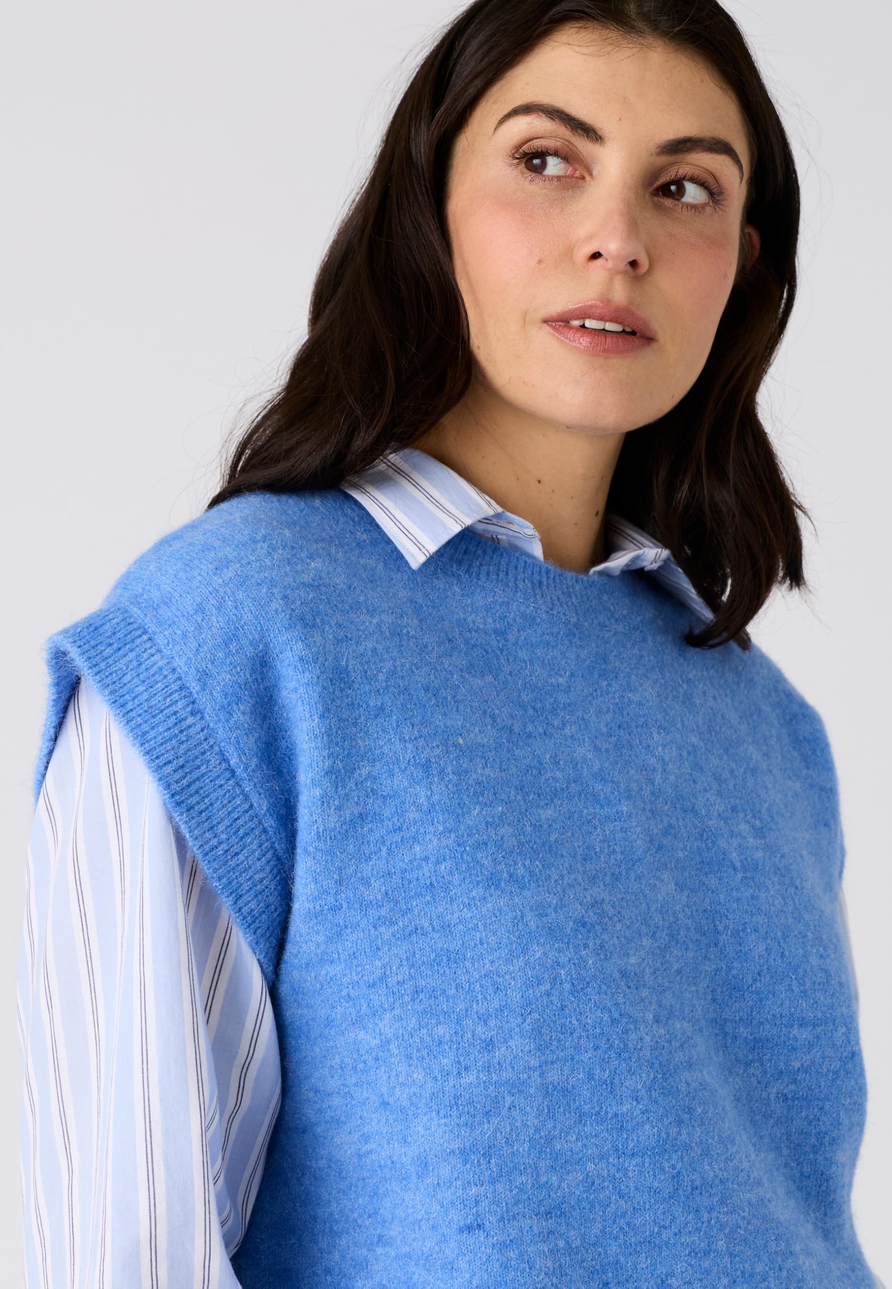 Damart Prêt-à-porter Maglione senza maniche morbido Maglione 38-40 blu