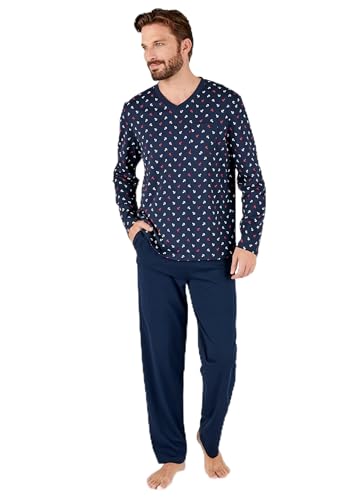 Damart Homewear Pigiama in Jersey di Puro Cotone Uomo 3XL