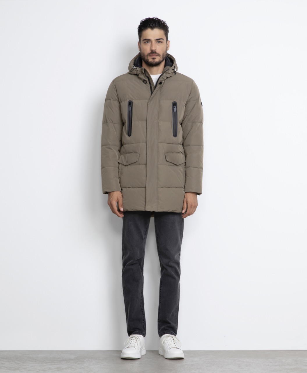 Markup Uomo Giacche & Giubbotti Long parka puffer misto vera piuma