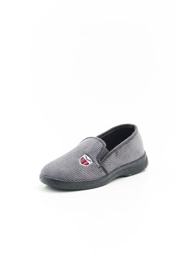 Damart Calzature Pantofole da uomo in velluto a coste grigio 44 EU