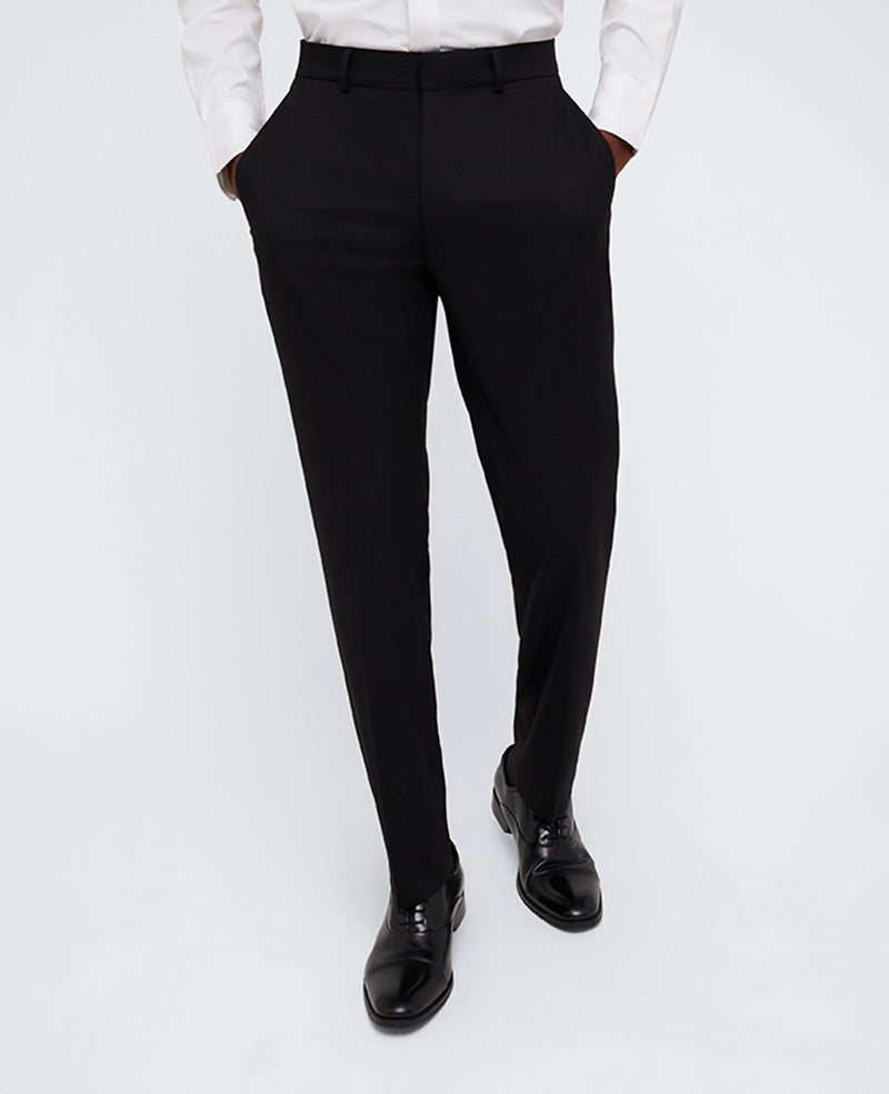 Kenneth Cole Reaction Ready Flex Suit Separate Pant pantaloni neri slim