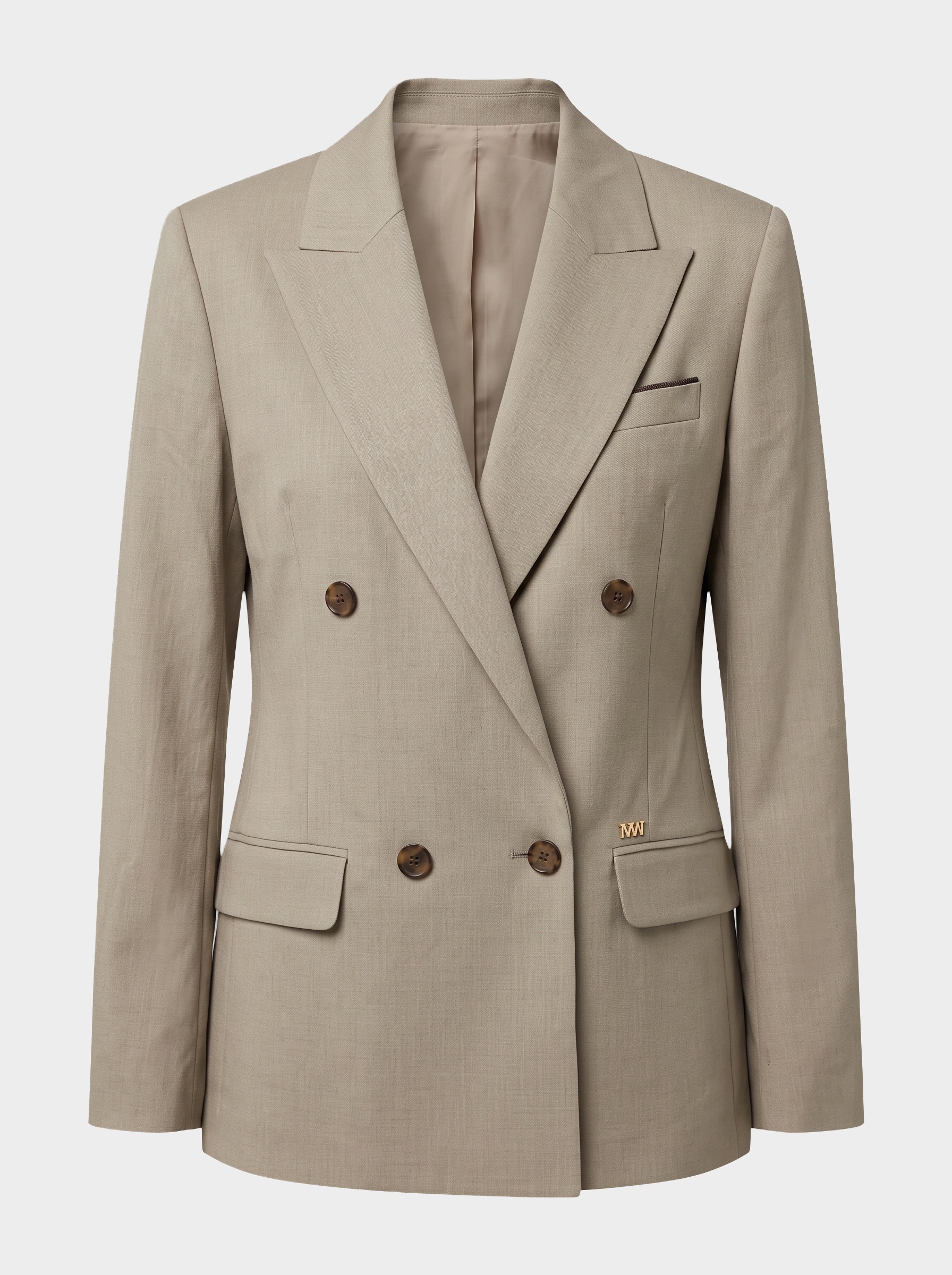 Markup Donna Tailleur & Blazer Blazer doppiopetto in flanella pettinata