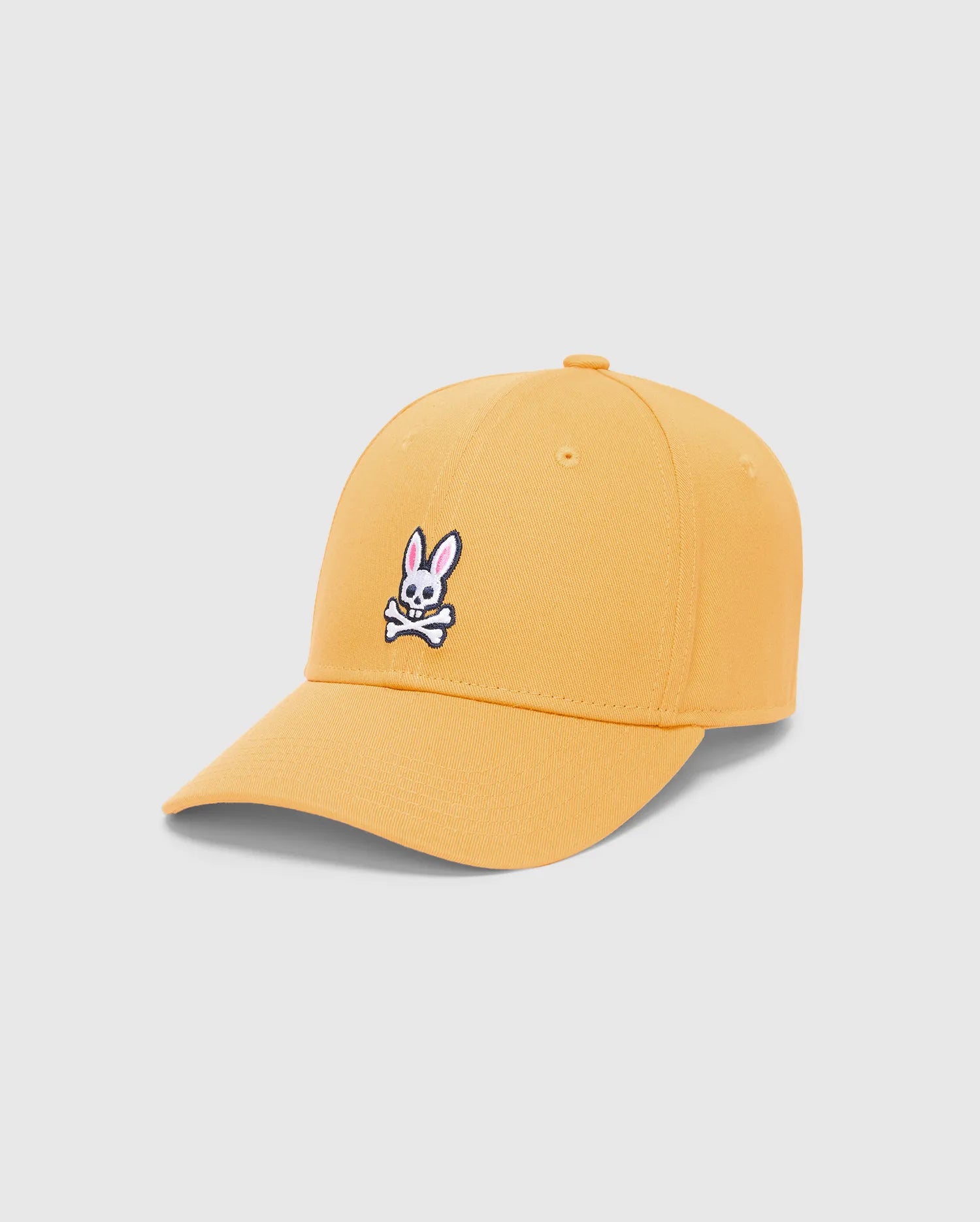 Psycho Bunny Accessories Classic Baseball Cap cappellino giallo regolabile