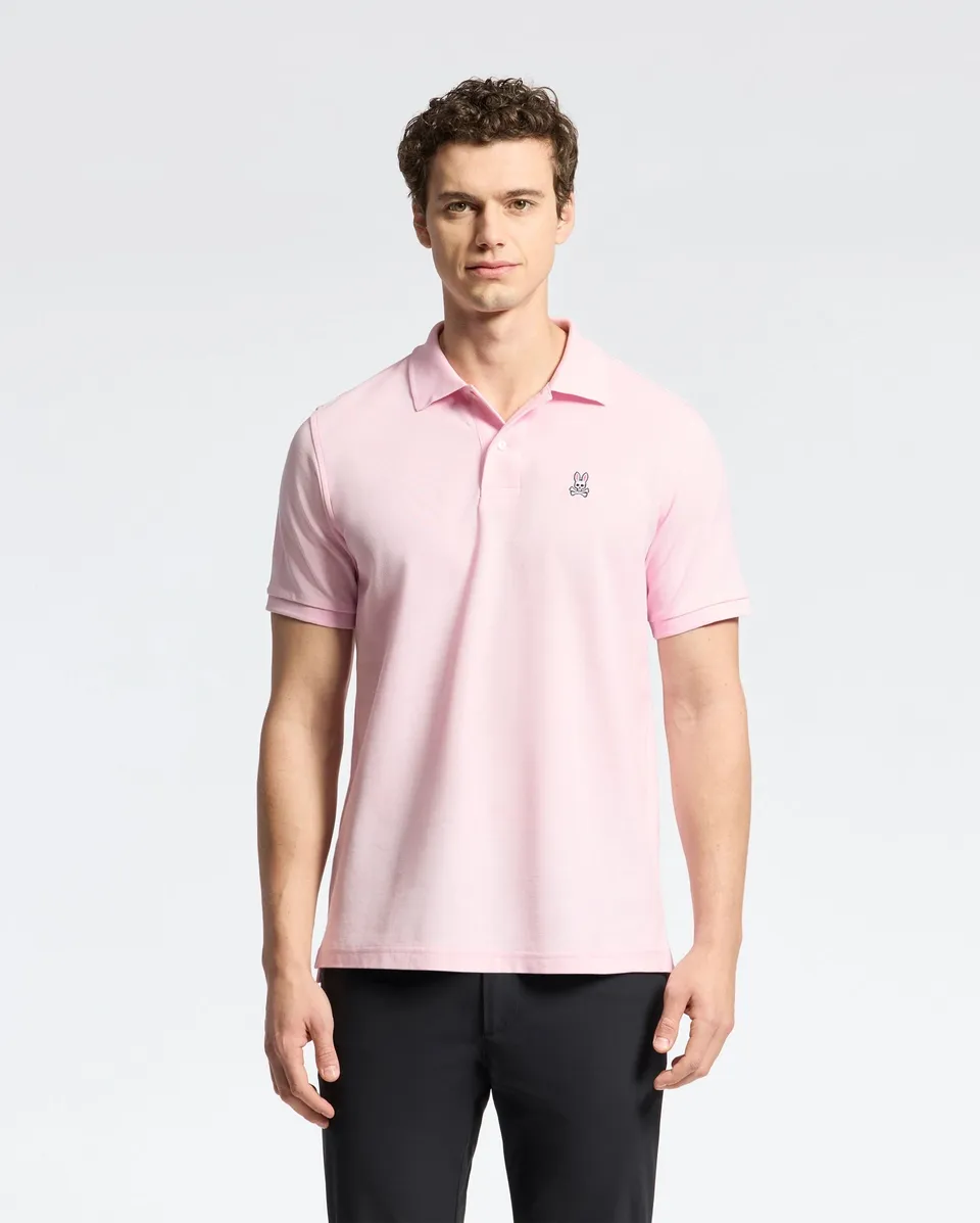 Psycho Bunny Men's Polos B6K001CRPC polo Pirouette cotone Pima