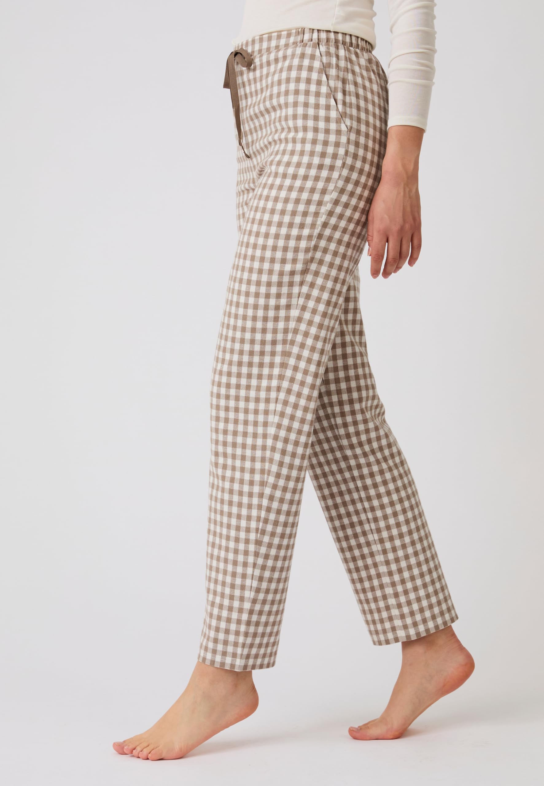 Damart Homewear pantaloni da pigiama in flanella da donna