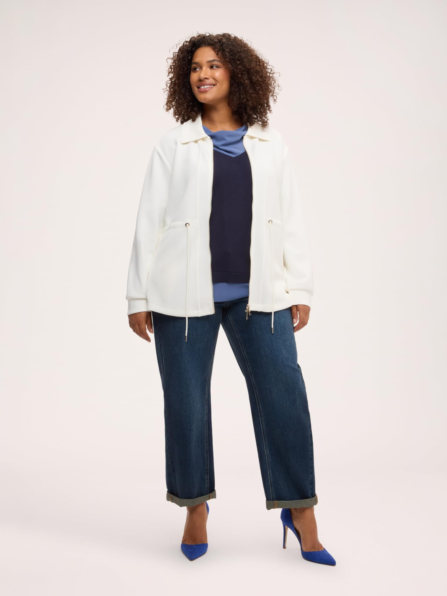 Fiorella Rubino Maglie e felpe Felpa con colletto e coulisse XS Plus