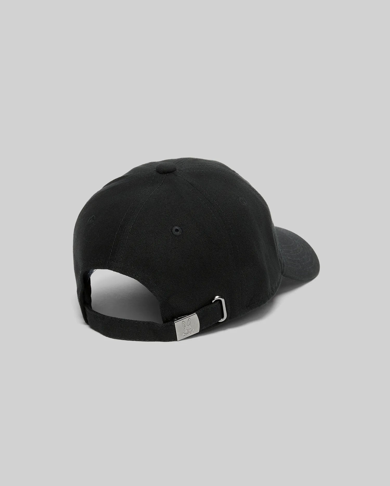 Psycho Bunny Accessories Men's Jimmy Baseball Cap cappellino nero cotone