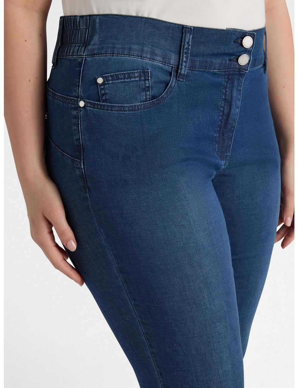 Fiorella Rubino Jeans Jeans Skinny Curvy Size 50 Plus elasticizzati
