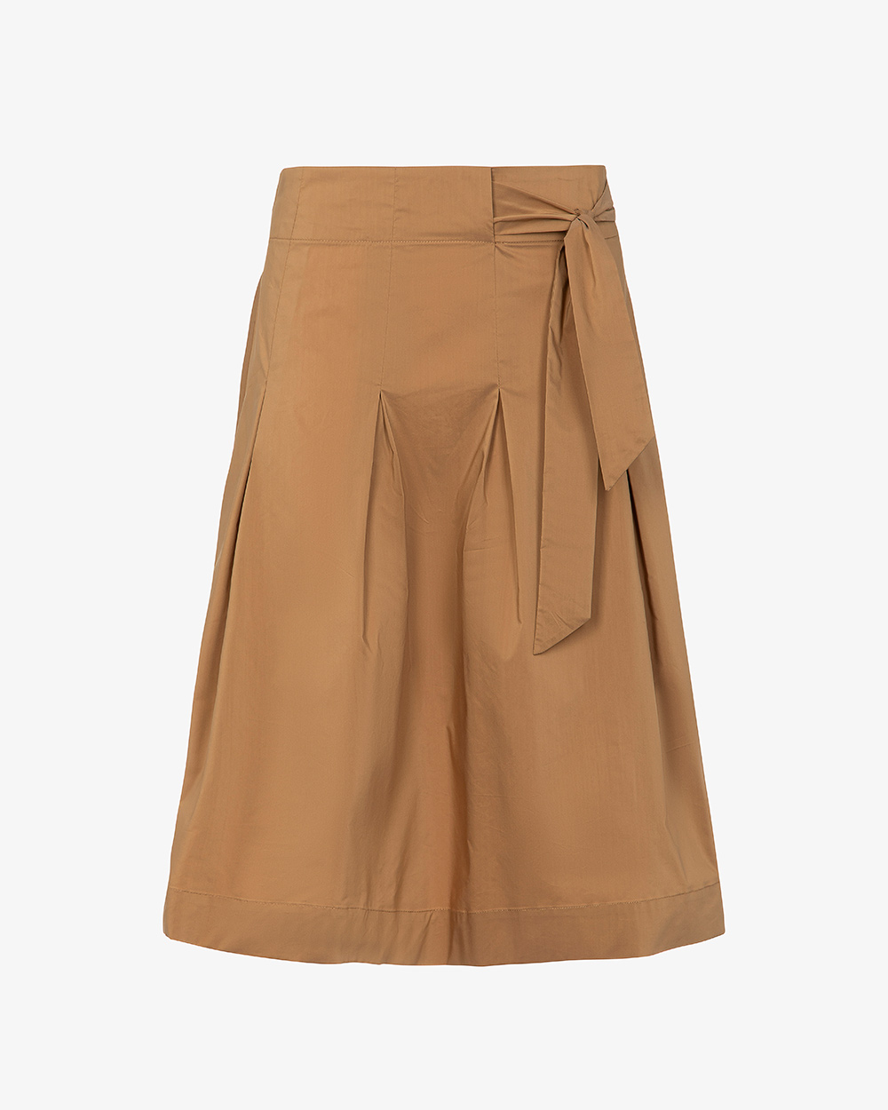 Markup Donna Gonne & Short Gonna con pieghe e cintura in tela vela