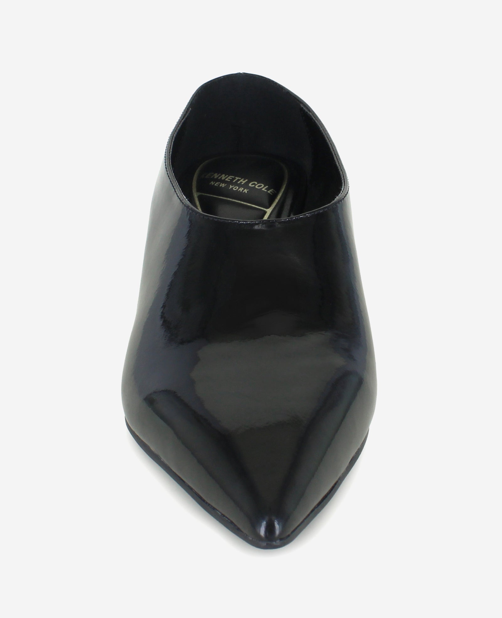 Kenneth Cole Reaction Shoes Linxie Patent High Vamp Pump décolleté nere vernice