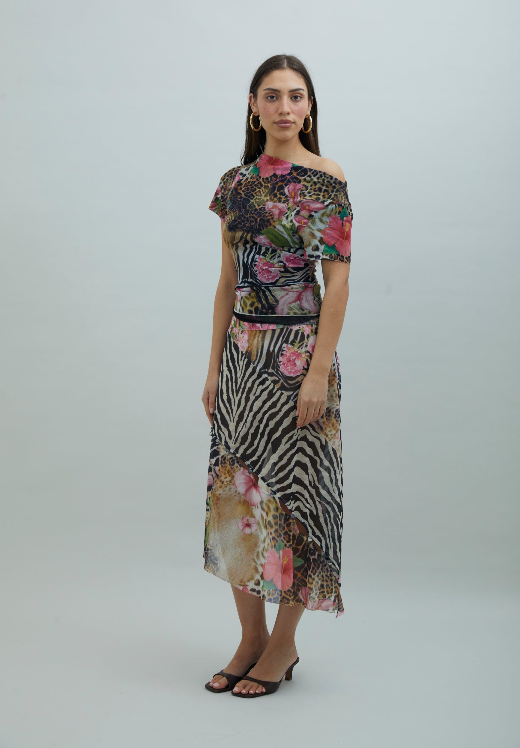 House Of Sunny Women's Skirts Tropical Mesh Skirt gonna in mesh