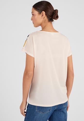 Damart Prêt-à-porter maglietta in maglia crêpe donna 42-44 stampata