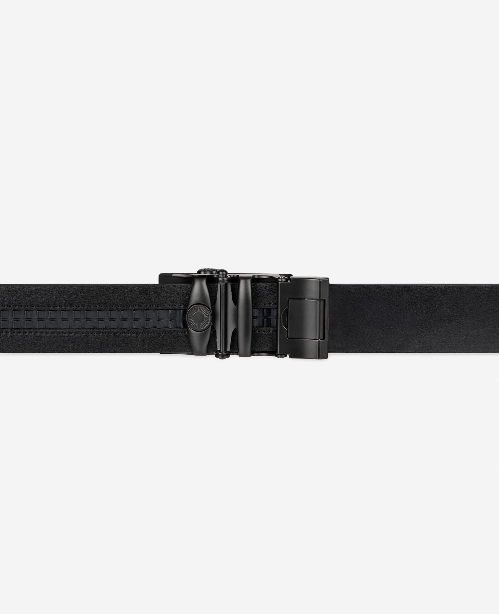 Kenneth Cole Reaction Belts, Wallets & Small Accessories Casual Mesh Auto Plaque Belt cintura nera intrecciata