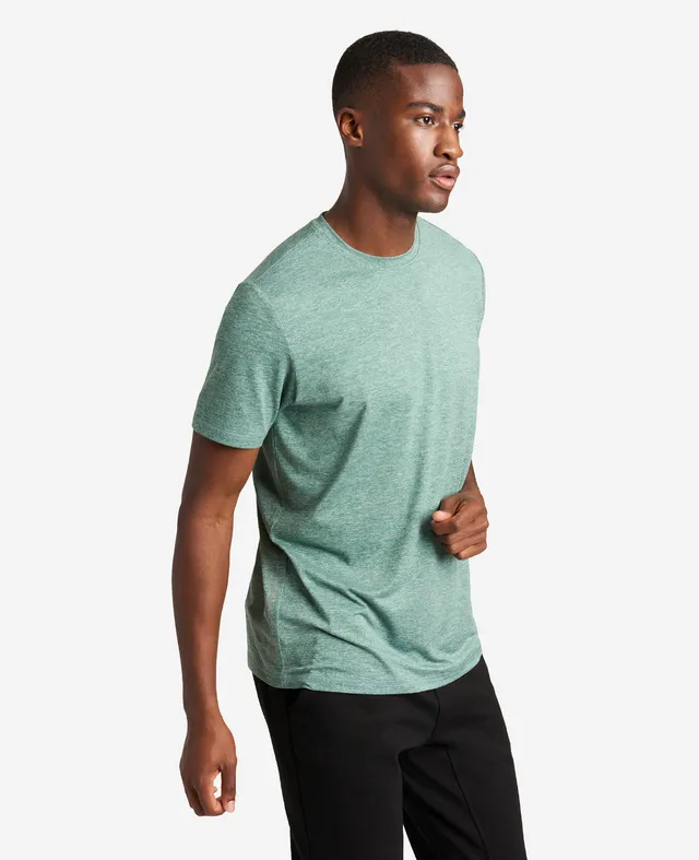 Kenneth Cole Reaction Clothing Essential Crew Neck Active Tee t-shirt blu mélange stretch