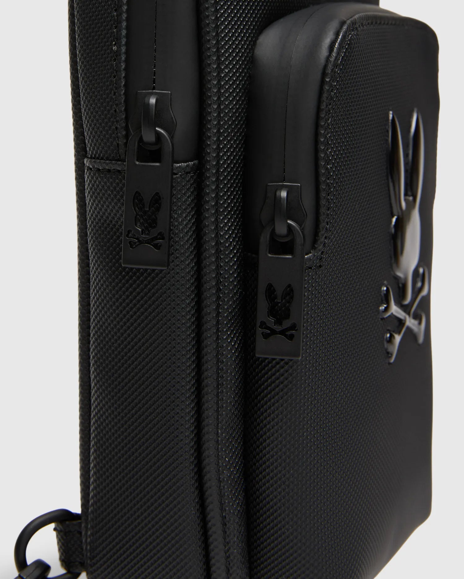 Psycho Bunny Accessories Crossbody Bag borsa a tracolla nera O/S poliestere