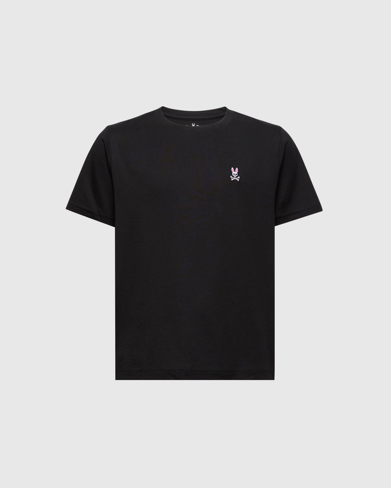 Psycho Bunny Kids Tees B0U014CRPC t-shirt girocollo 001 Black cotone Pima