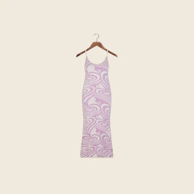 House Of Sunny Women's Dresses GROOVE IS IN THE HEART HOCKNEY abito midi