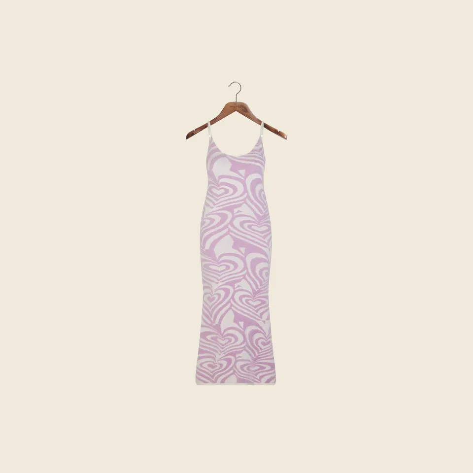 House Of Sunny Women's Dresses GROOVE IS IN THE HEART HOCKNEY abito midi