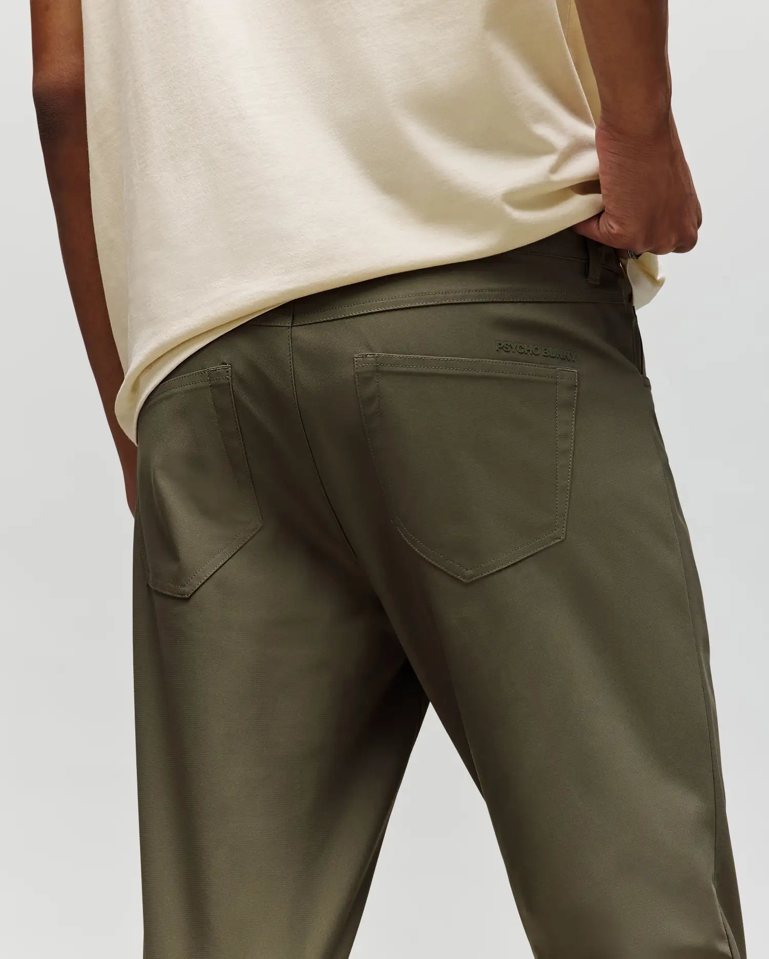 Psycho Bunny Men's Pants Maverick 10K Step Pant pantaloni 31½" Kalamata stretch