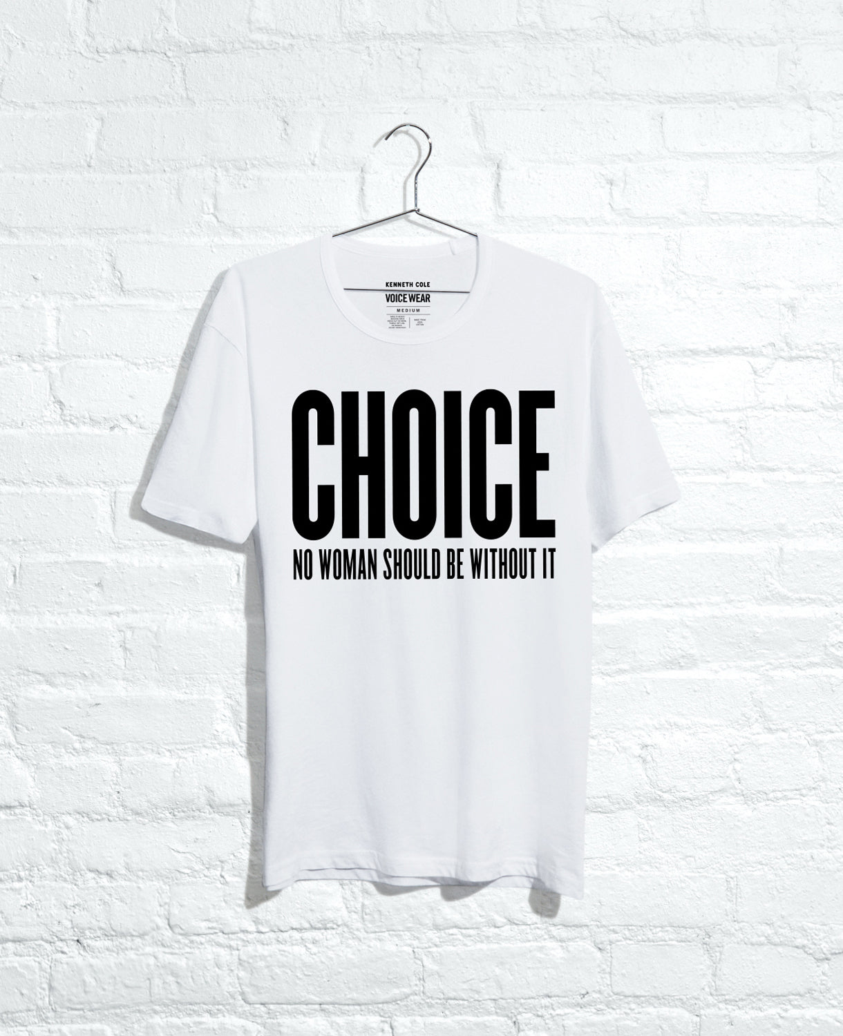 Kenneth Cole Reaction Clothing Choice T-Shirt maglietta bianca XXS–XXL in cotone