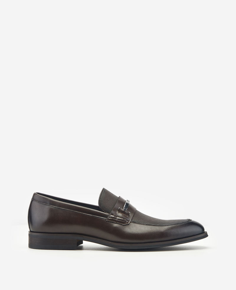 Kenneth Cole Reaction Shoes REACTION Marco Slip on Loafer mocassini marroni