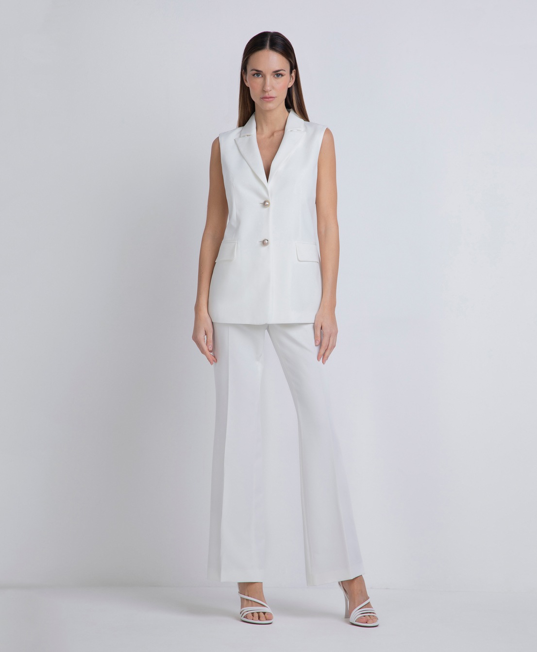 Markup Donna Giacche & Giubbotti Gilet collo a revers in bielastico
