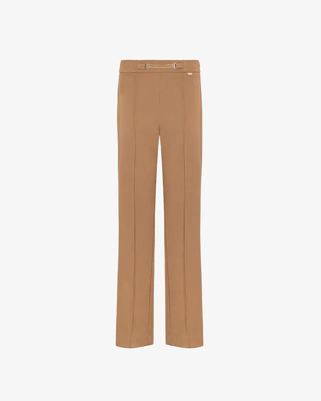 Markup Donna Jeans & Pantaloni Pantalone flaire tessuto flanella