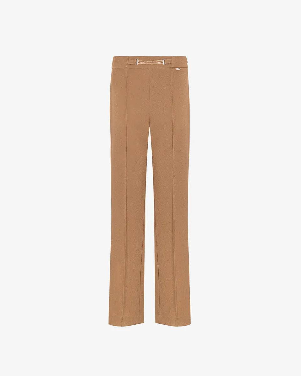 Markup Donna Jeans & Pantaloni Pantalone flaire tessuto flanella