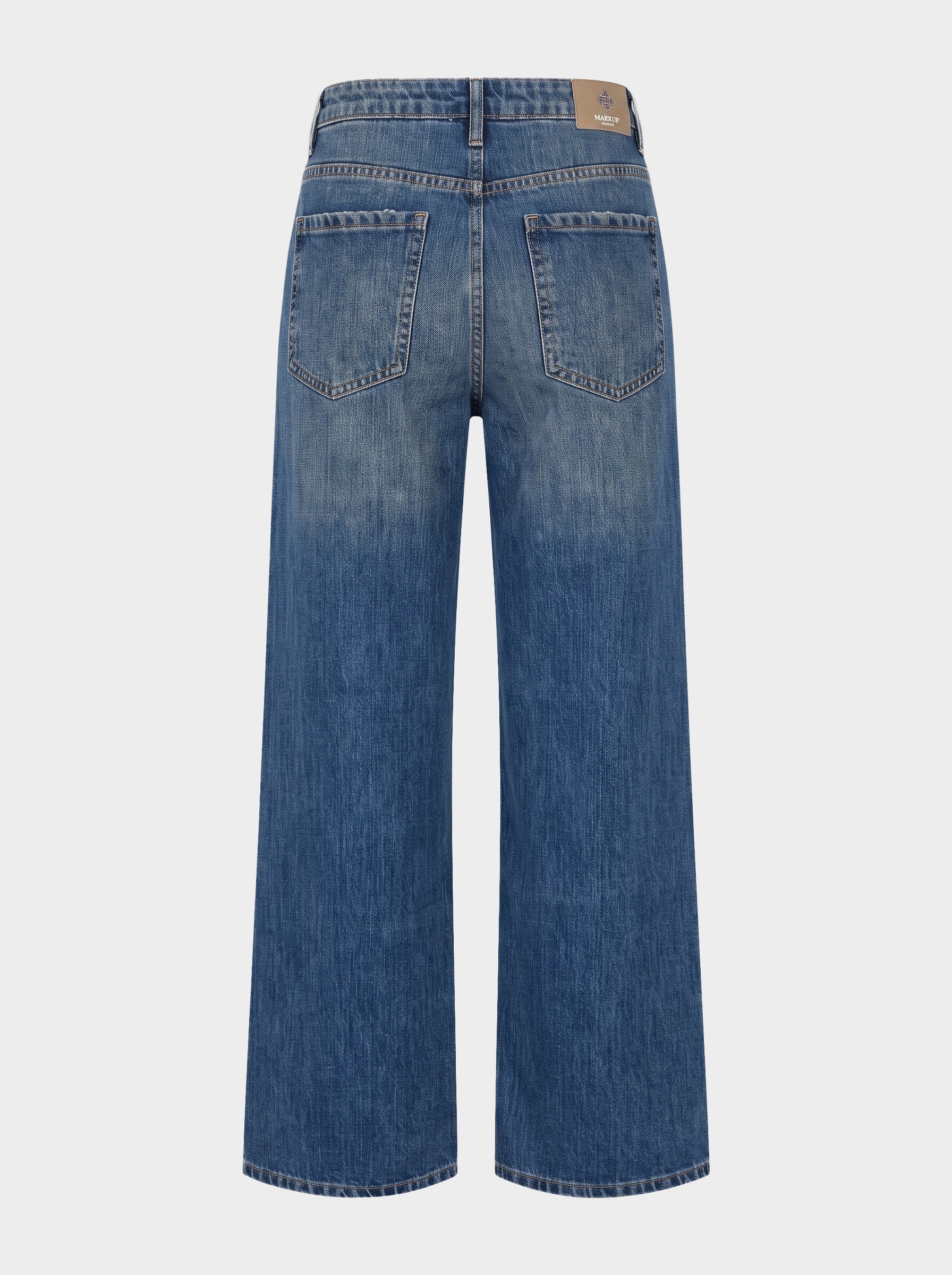 Markup Donna Jeans & Pantaloni Jeans wide leg lavaggio al thè