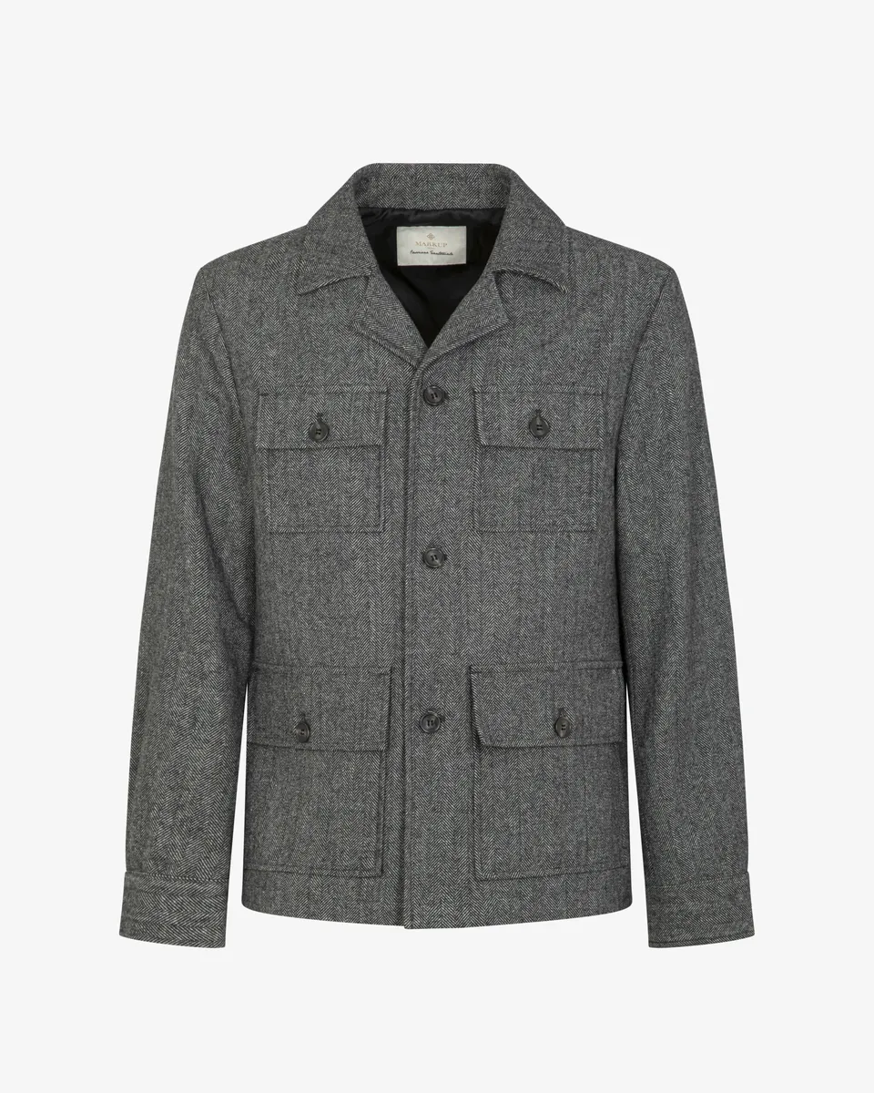 Markup Uomo Giacche & Giubbotti Overshirt panno double overshirt