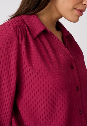 Damart Prêt-à-porter camicetta jacquard in viscosa