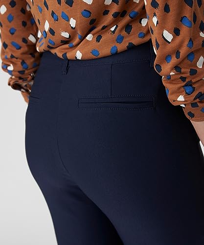 Damart Prêt-à-porter Pantaloni comfort 7/8 donna blu marine scuro 40