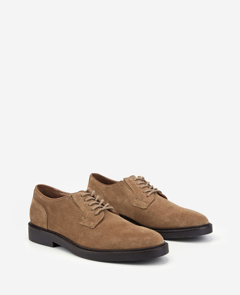 Kenneth Cole Reaction Shoes Winston Suede Derby stringate Tobacco
