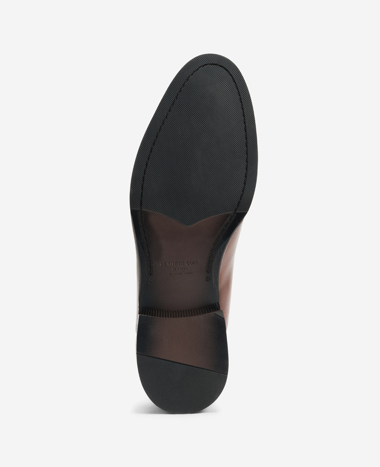 Kenneth Cole Reaction Shoes Lace Up Cap Toe Oxford cognac in pelle