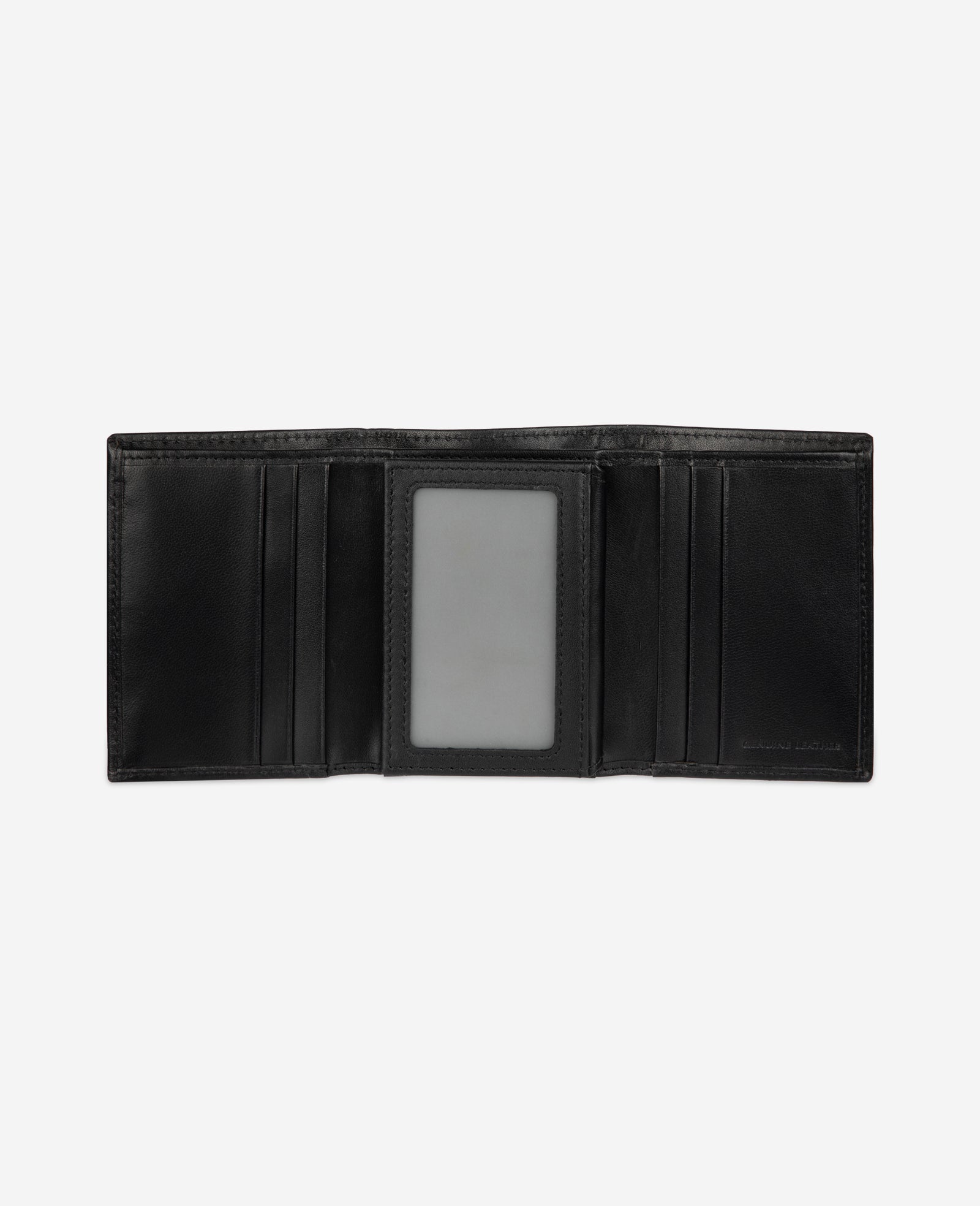 Kenneth Cole Reaction Belts, Wallets & Small Accessories Nappa Leather Trifold Wallet portafoglio nero RFID
