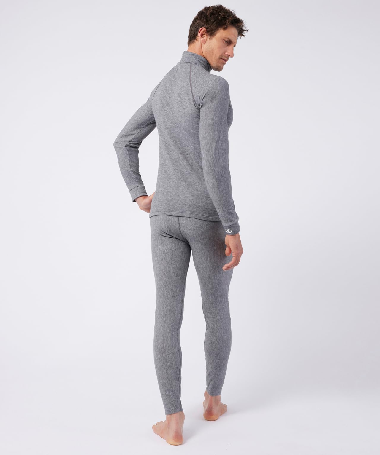 Damart Thermolactyl Comfort 4 maglia dolcevita uomo grigio melange S calda
