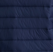 Kenneth Cole Reaction Mixed Media Hooded Soft Shell Jacket giacca blu navy imbottita