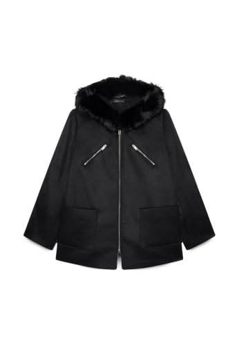 Fiorella Rubino Cappotti e Trench Parka in lana Parka 52 Plus con cappuccio