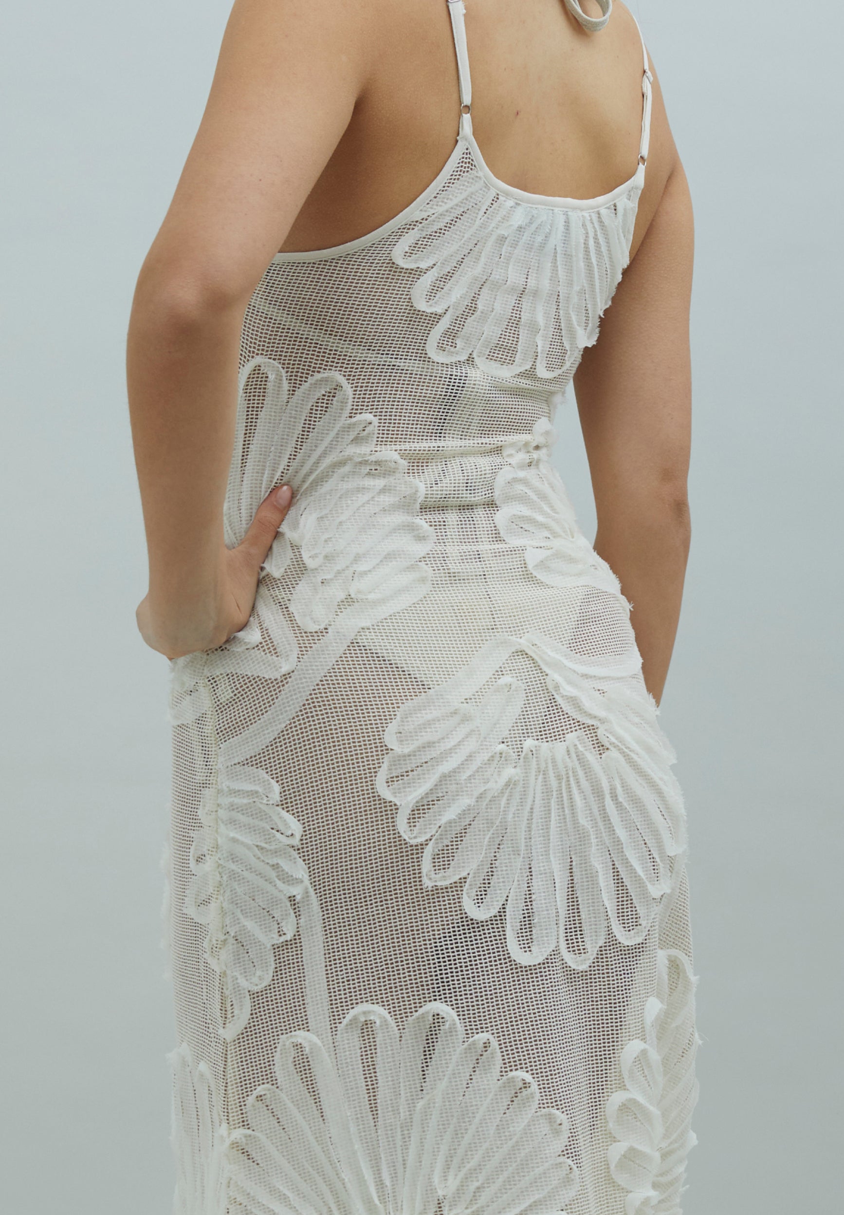 House Of Sunny Women's Dresses Seashells Applique Hockney Dress midi a righe