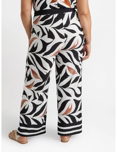 Fiorella Rubino Pantaloni Pantaloni Stampa Foliage M Plus leggeri