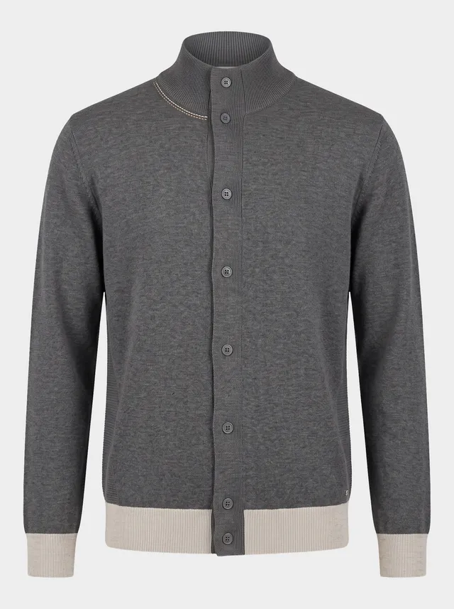 Markup Uomo Maglieria Cardigan Lupetto Vanisé con Toppe