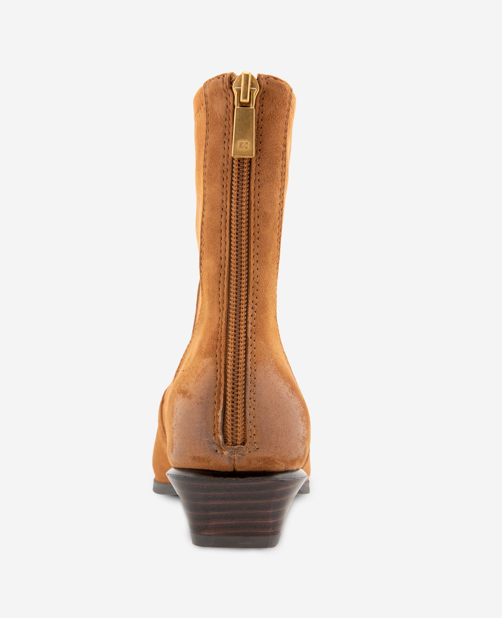 Kenneth Cole Reaction Shoes Sheri Suede Back Zip Bootie stivaletto Spice Suede taglie 5-11 in camoscio