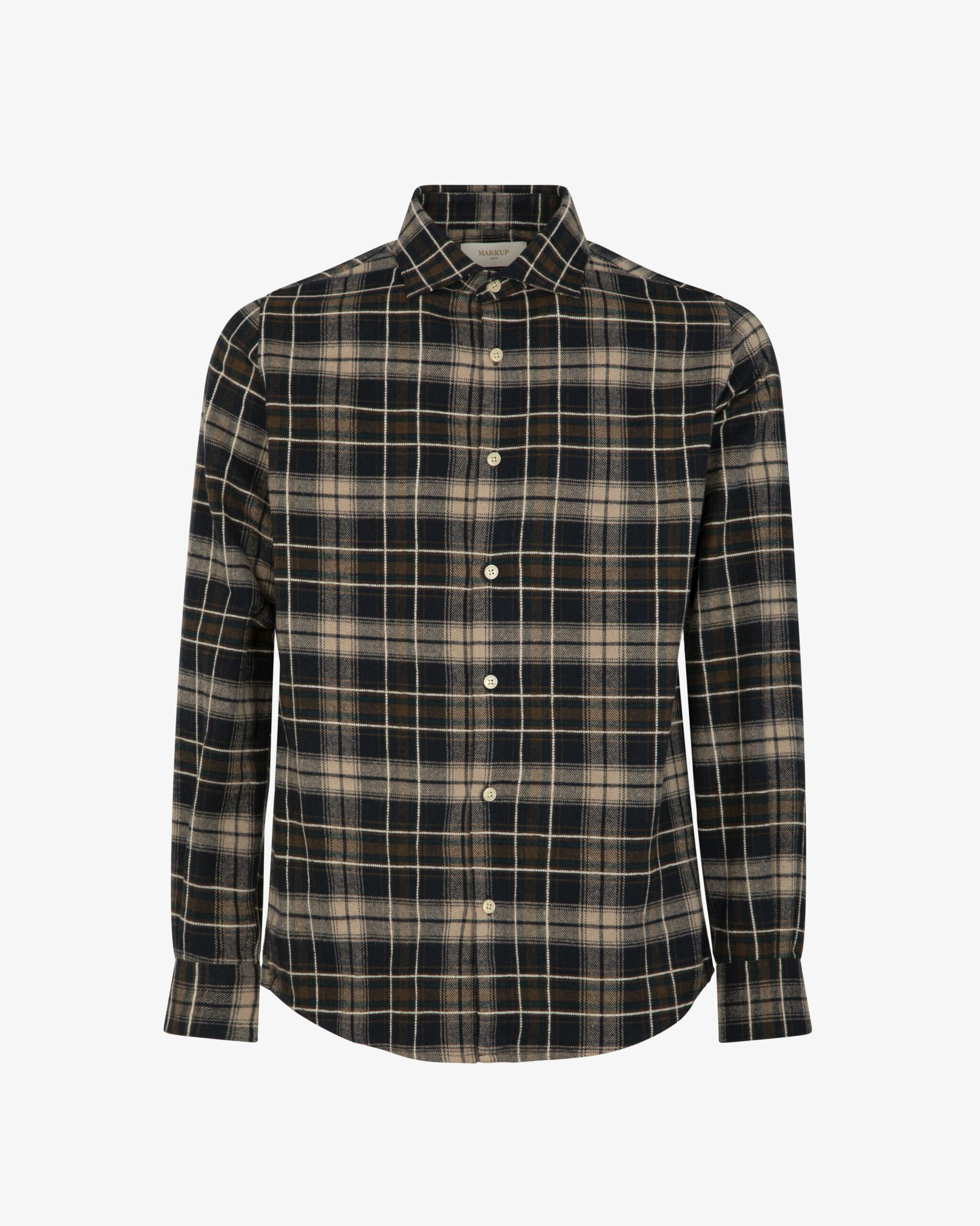 Markup Uomo Camicie Camicia flanella a quadri con taschini