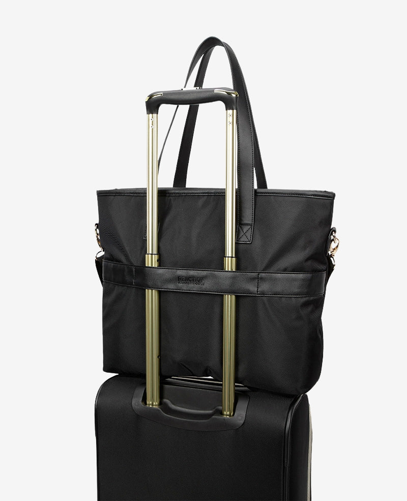 Kenneth Cole Reaction Luggage Chelsea Carry-On and Tote Bundle set trolley cabina e tote nero