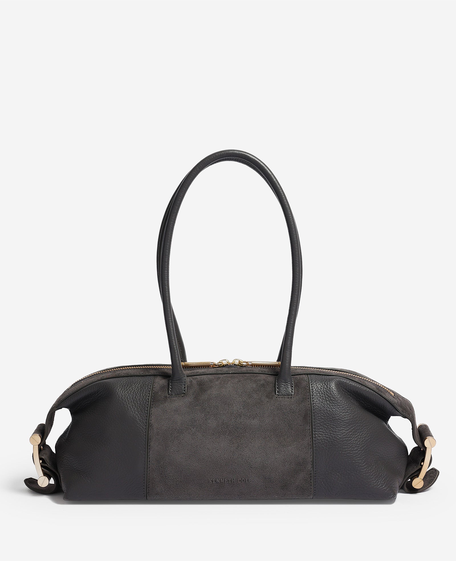 Kenneth Cole Reaction Bags Bowery Bowling Bag Borsa Donna in Pelle Grigia
