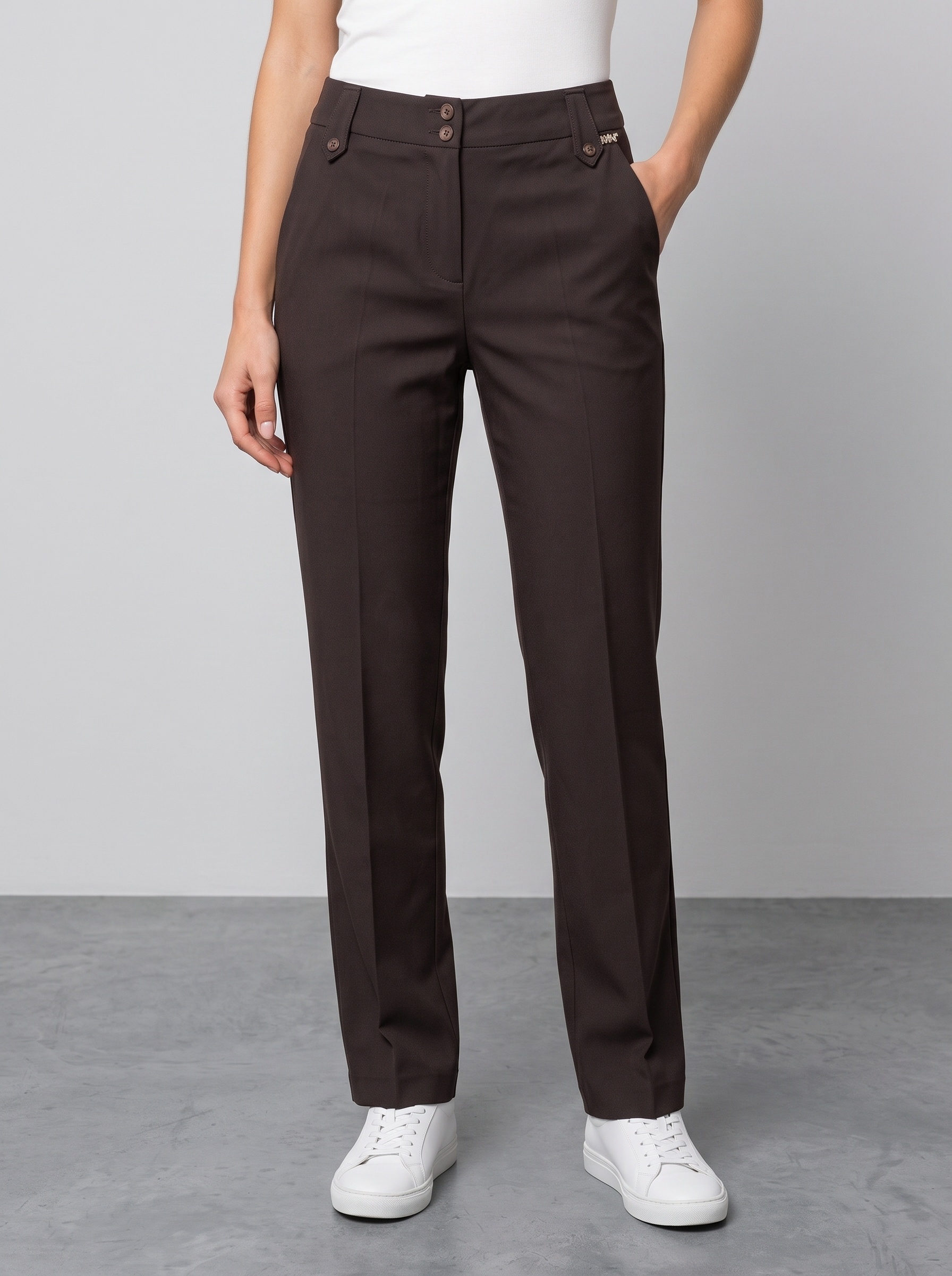 Markup Donna Jeans & Pantaloni Pantalone straight in flanella pantalone flanella