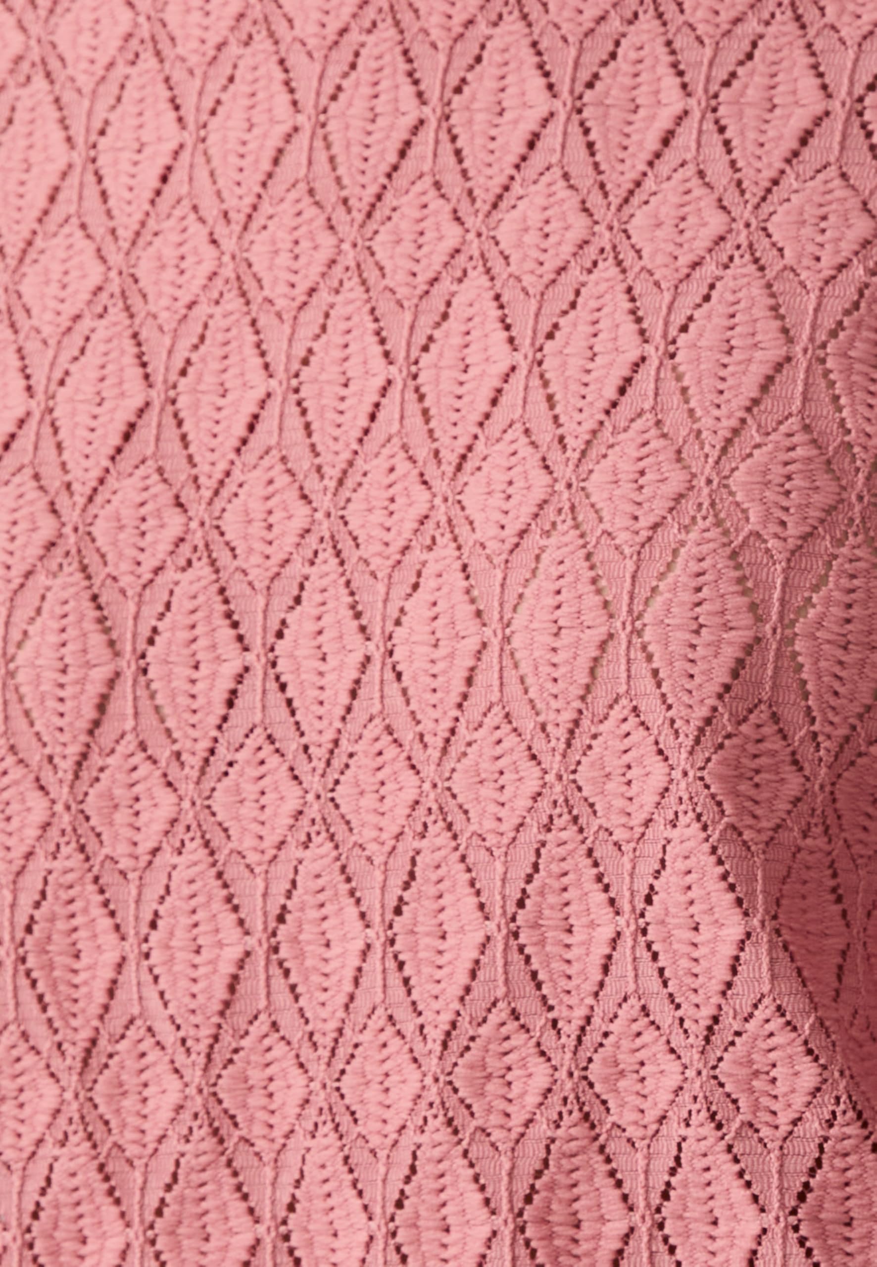 Damart Prêt-à-porter T-shirt in maglia testurizzata rosa antico 38-40