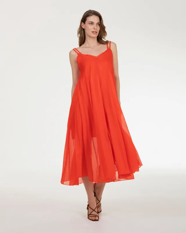 Markup Donna Vestiti Abito lungo con bretelle da donna