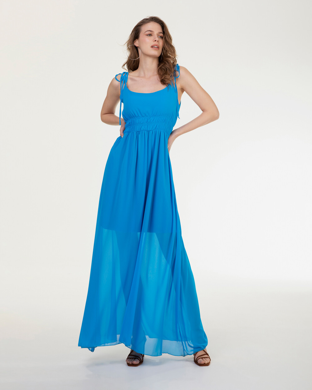 Markup Donna Vestiti Abito lungo in georgette donna