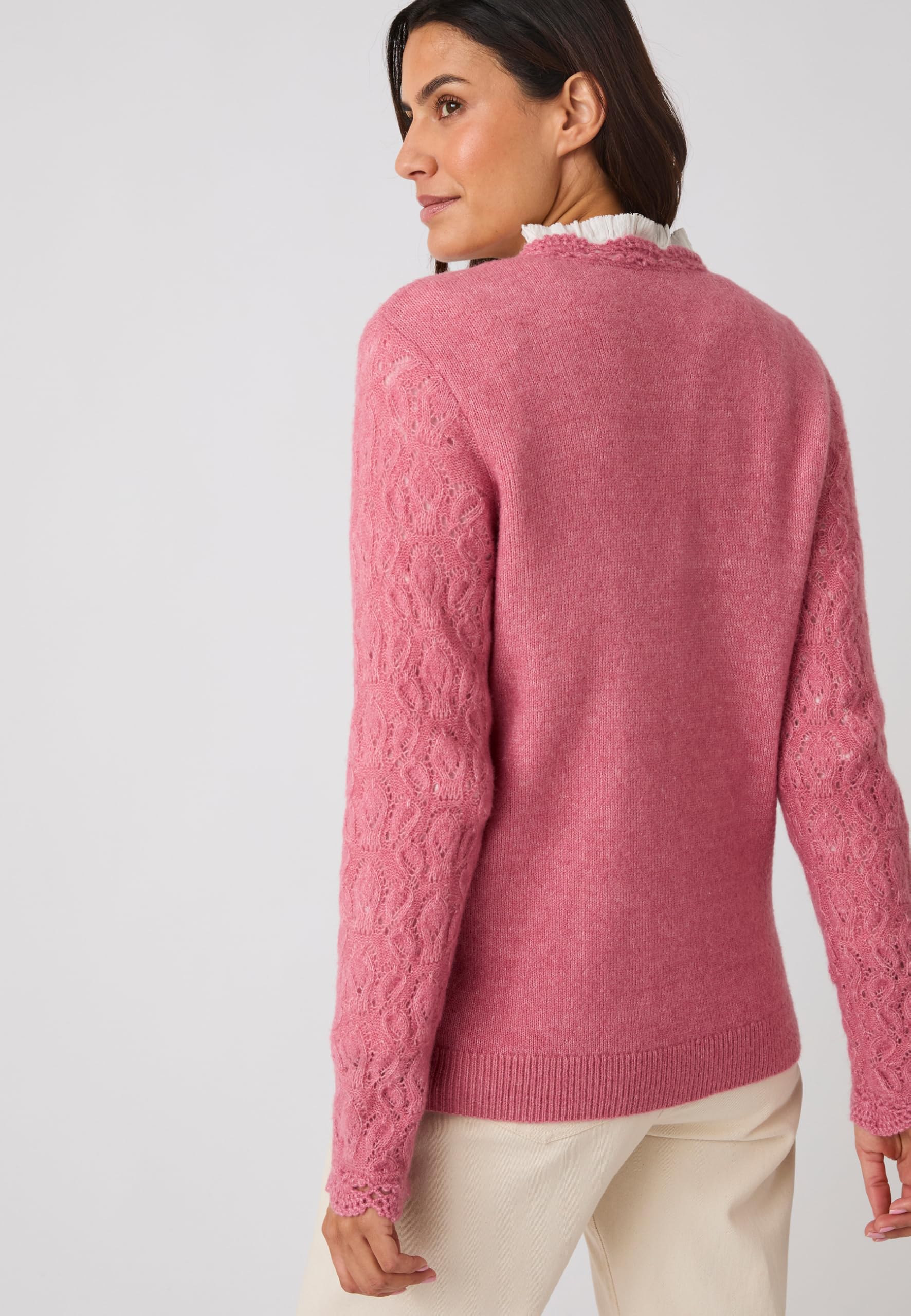 Damart Prêt-à-porter Gilet donna traforato lana e alpaca 38-44/50-52